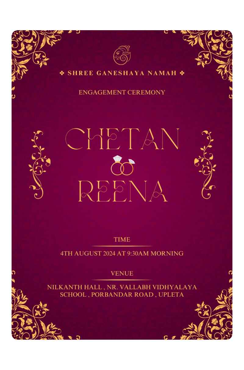 Engagement Card new